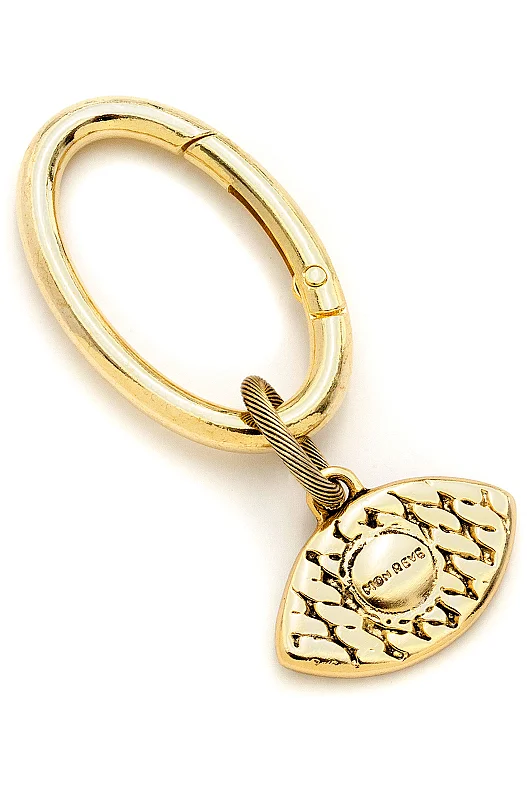 Guardian Loop Gold Plated Eye Charm Key Chain - (1)