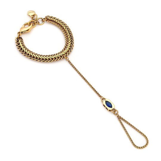 Halo Gold Plated Chain Shahmaran 