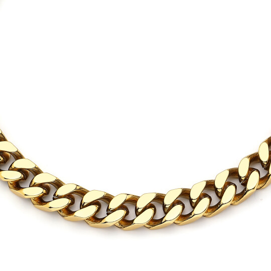 Harper Gold Plated Chain Necklace - (1)