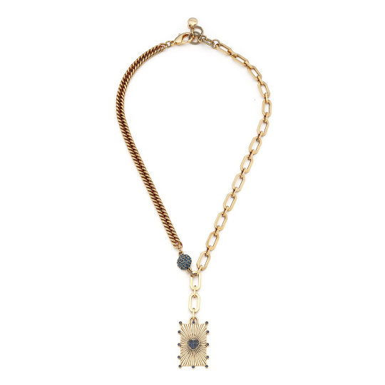 Heart Of Stone Chain Necklace 