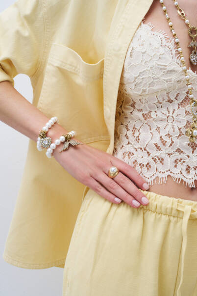 Hearty Pearl Bracelet - 2