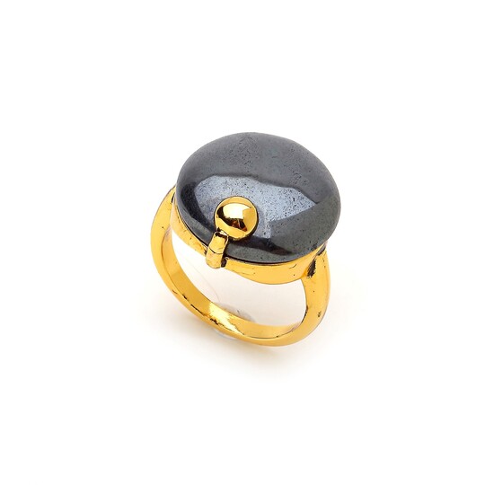HEMATITE CHARM YÜZÜK