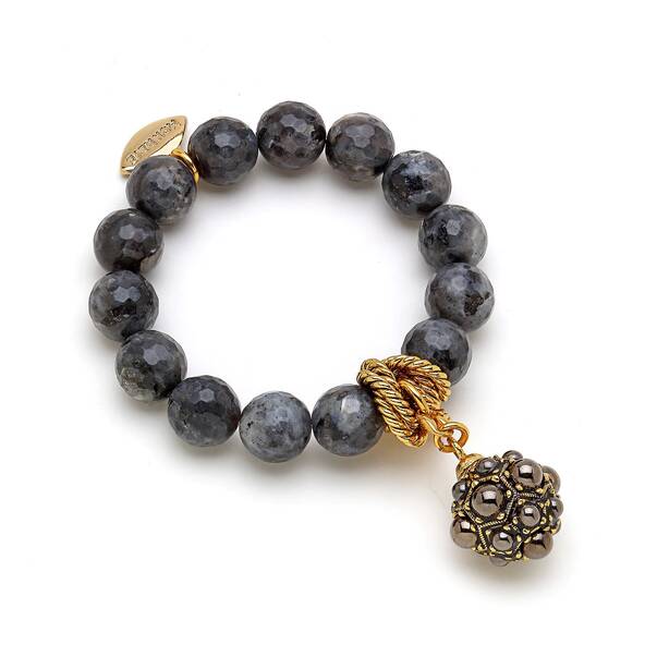Hematite Charm Bilezik - 1
