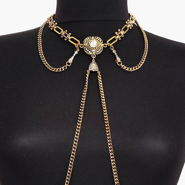 Honey Gold Plated Chain Body Chain - 6
