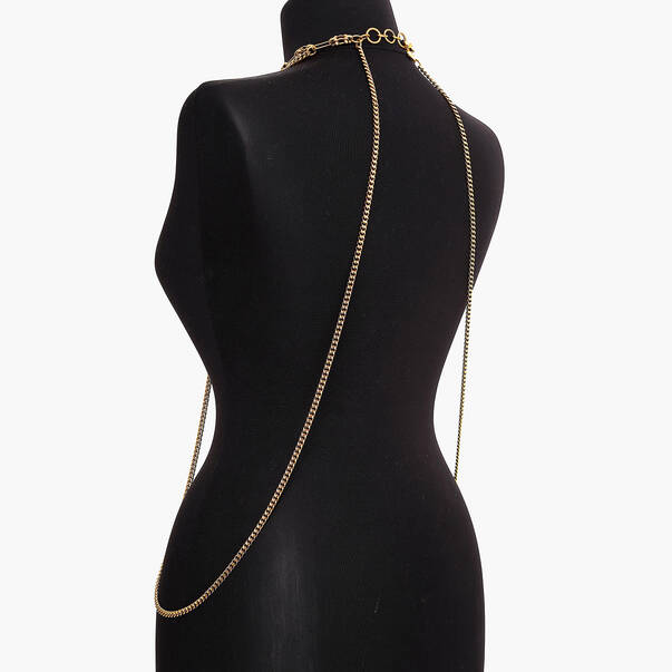 Honey Gold Plated Chain Body Chain - 5