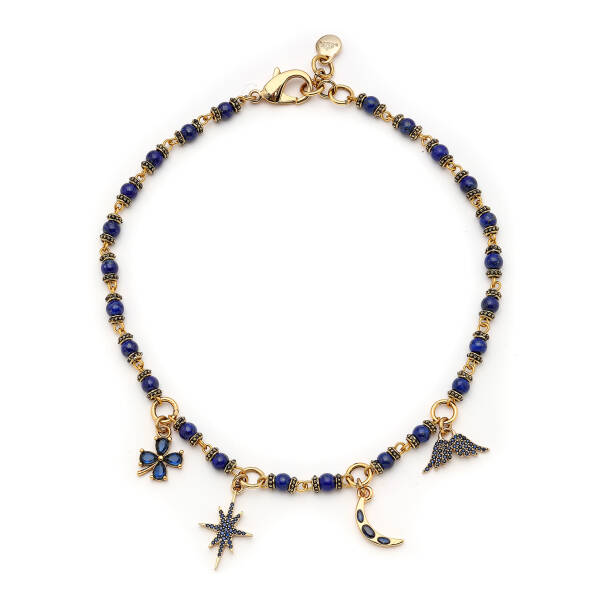 Inner Bond Charm Lapis Necklace - 1