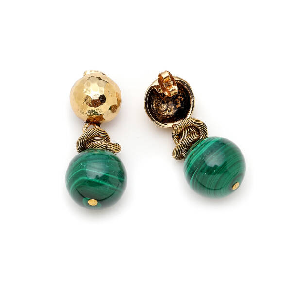 Innerlight Malahit Pinned Earrings - 5