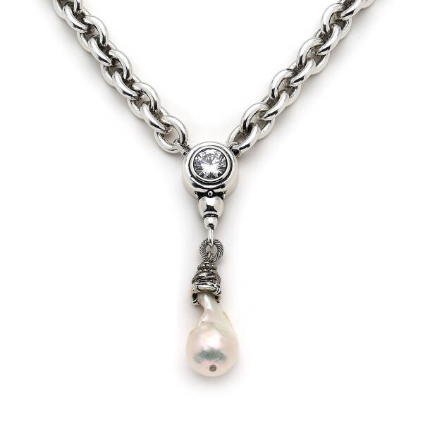 Jagger Silver Plated Chain Necklace - 3