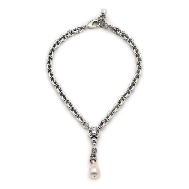 Jagger Silver Plated Chain Necklace - 1