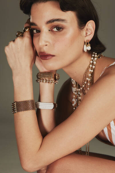 Jane Pearl Pinned Earrings - 2
