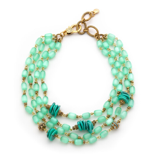 Joy Turquoise Natural Stone Necklace 