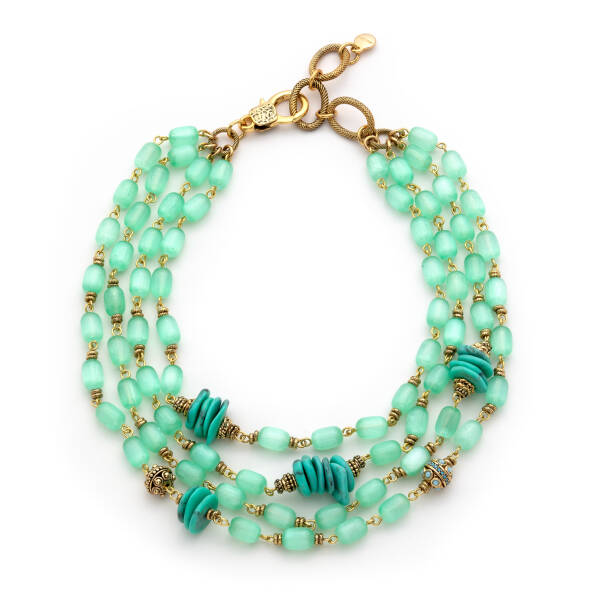 Joy Turquoise Natural Stone Necklace - 1