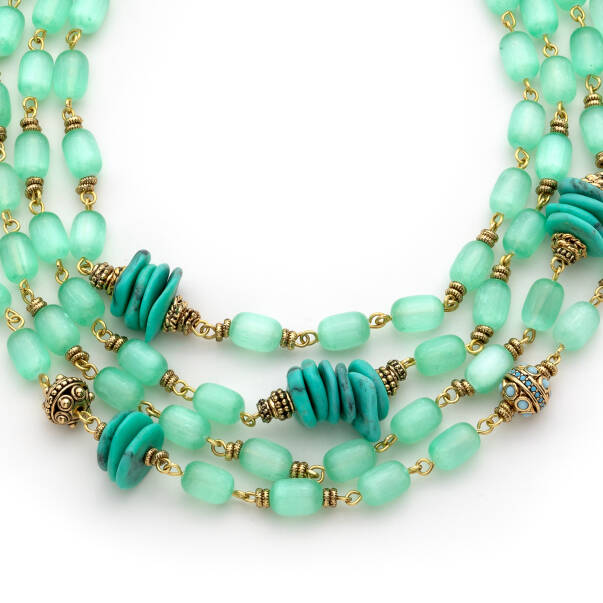 Joy Turquoise Natural Stone Necklace - 4