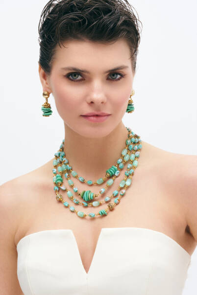 Joy Turquoise Natural Stone Necklace - 3