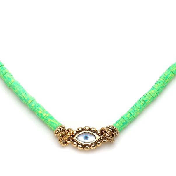 Kaste Green Eye Necklace - 3