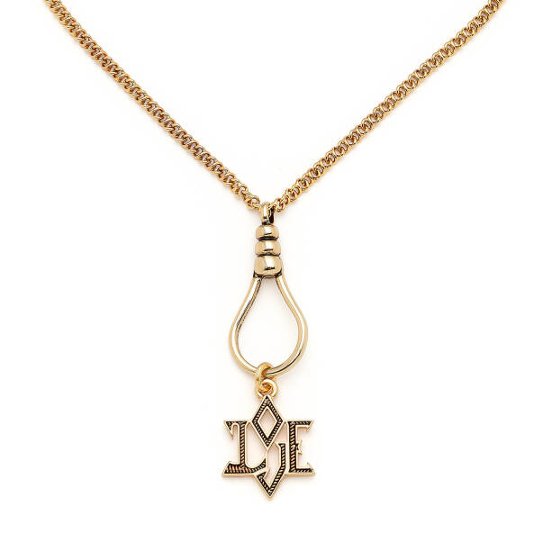 Kaye Zircon Gold Plated Charm Chain Necklace - 3