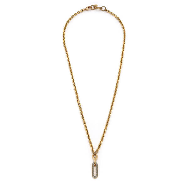 Aurae Altın Kaplama Zincir Kolye - 1