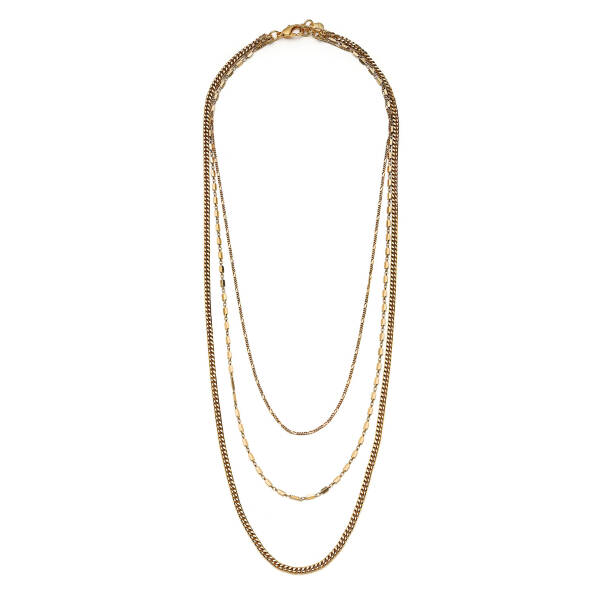 Courtney Altın Kaplama Zincir Kolye - 1