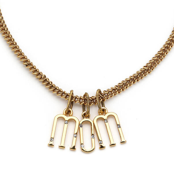 Mommy Yazılı Charm Kolye - 2