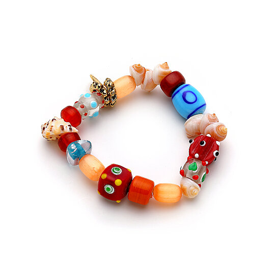 Laguna Glass Bead Bracelet - 