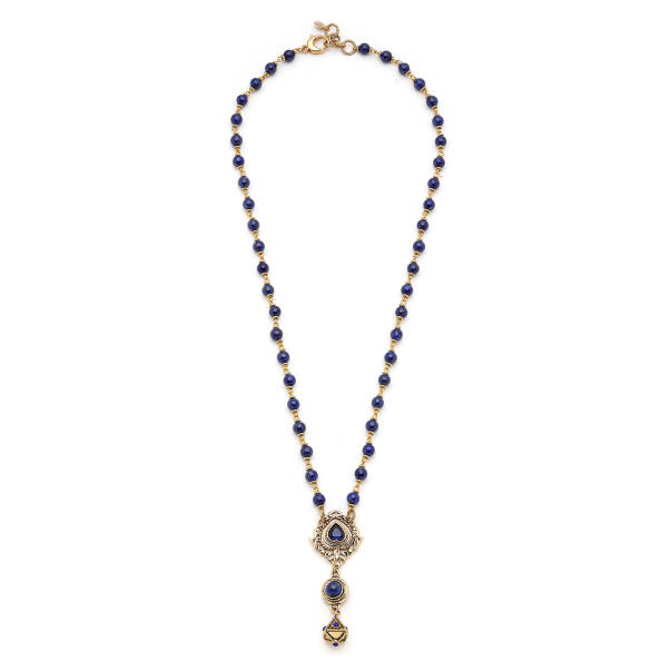Lapis Spirit Heart Charm Necklace - 2