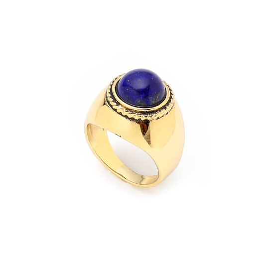 Lapis Wisdom Ring - (1)
