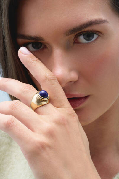 Lapis Wisdom Ring - 1