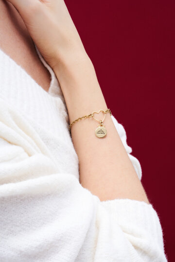 Lava Heart Charm Chain Necklace - (1)