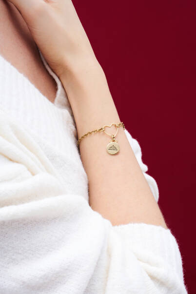 Lava Kalp Charm Zincir Bilezik - 2