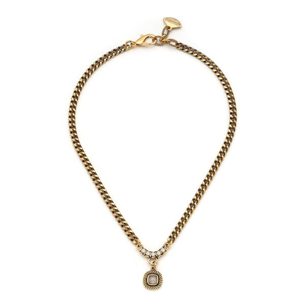 Lavish Altın Kaplama Charm Zincir Kolye - 1
