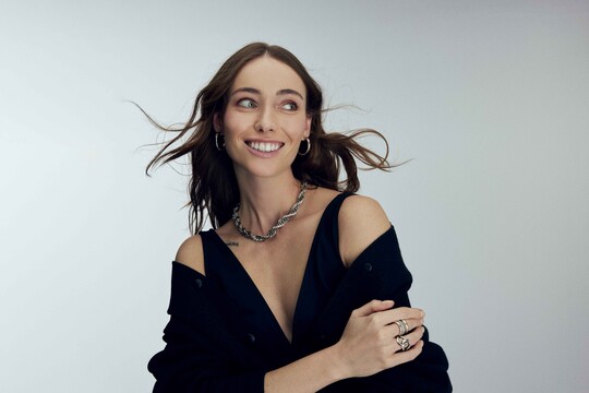 Lilıana Silver Plated Chain Necklace - (1)