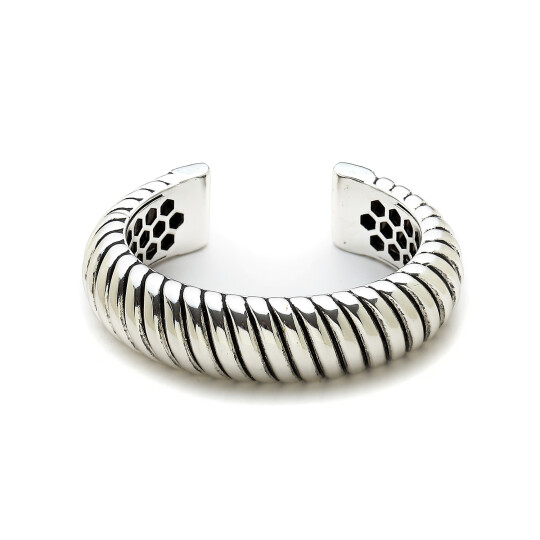 Liv Silver Plated Cuff Bracelet - 