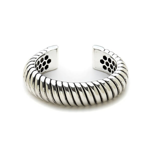 Liv Silver Plated Cuff Bracelet - 1