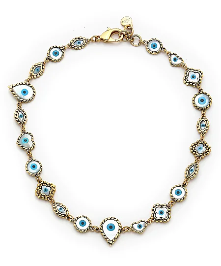 Lol Eye Gold Plated Necklace 