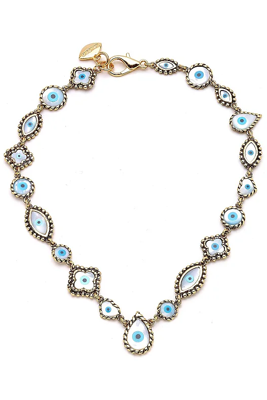 Lol Eye Gold Plated Necklace - (1)