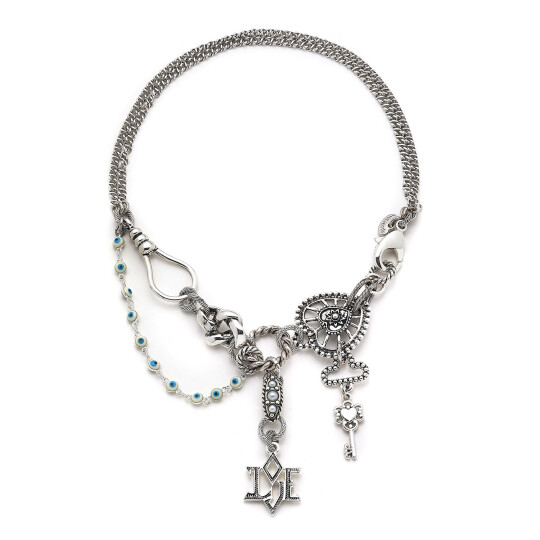 Love Note Silver Plated Necklace - 