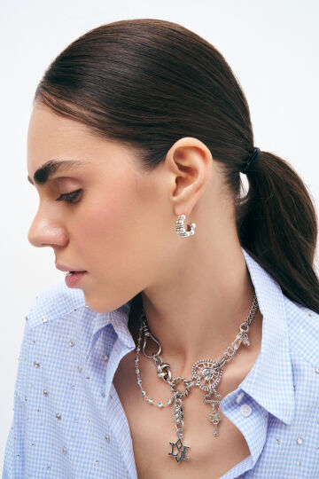 Love Note Silver Plated Necklace - (1)
