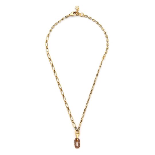 Luma Altın Kaplama Zincir Kolye - 