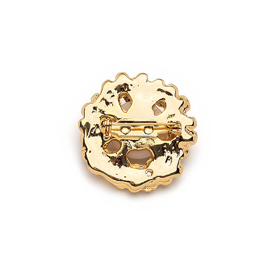 Lumiere Gold Plated Brooch - (1)