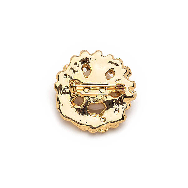 Lumiere Gold Plated Brooch - 2