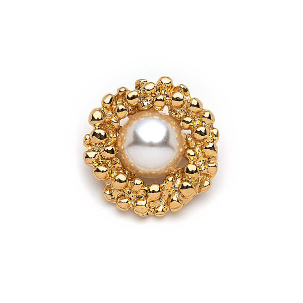 Lumiere Gold Plated Brooch - 1