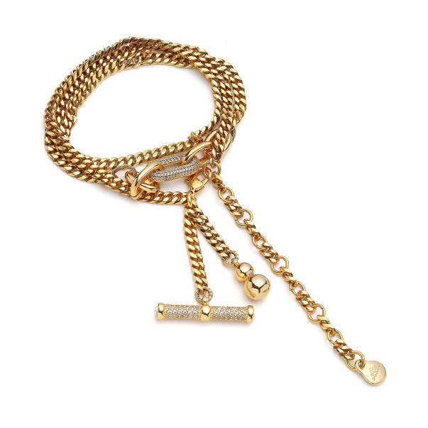 Luminea Gold Plated Chain Bracelet - 1