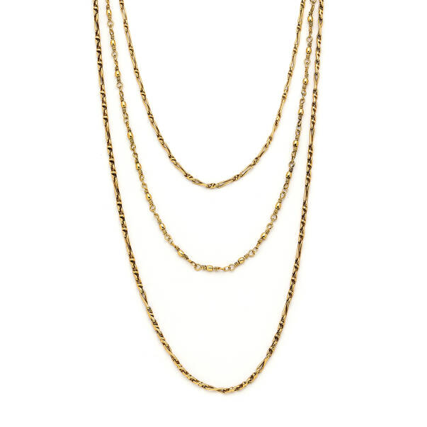 Lumino Gold Plated Chain Necklace - 3