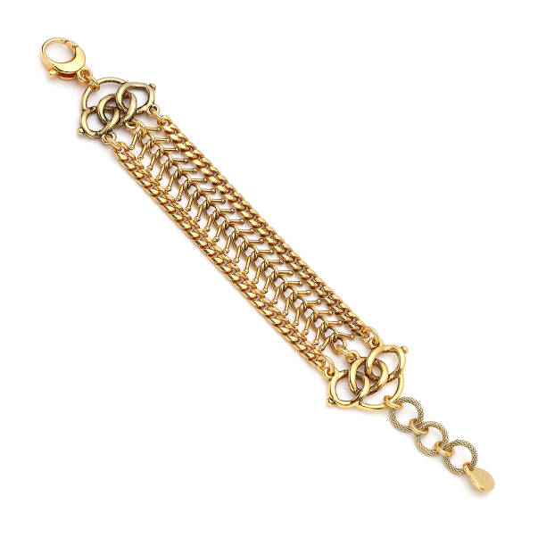 Lumora Gold Plated Chain Bracelet - 1