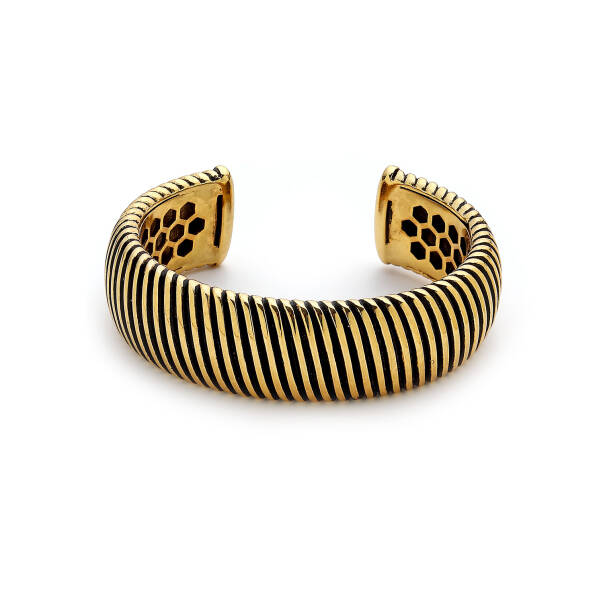 Lunar Loop Gold Plated Cuff Bracelet - 2