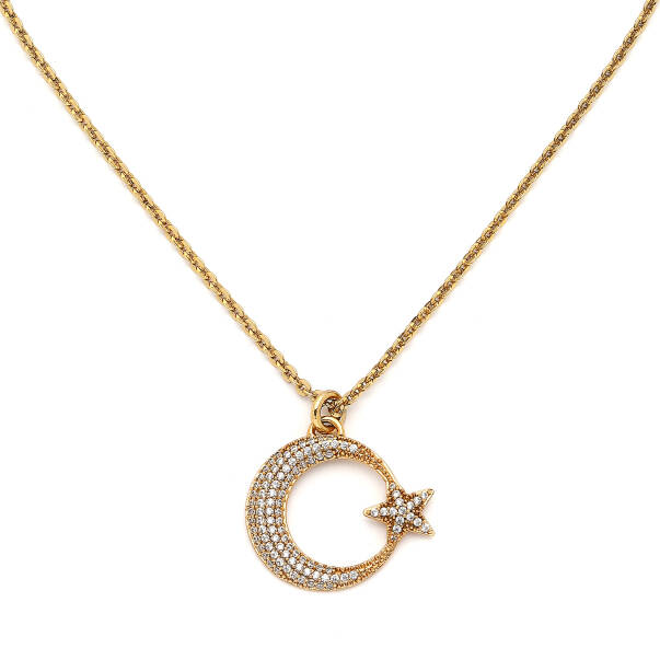 Lunar Radiance Moon Star Necklace - 3