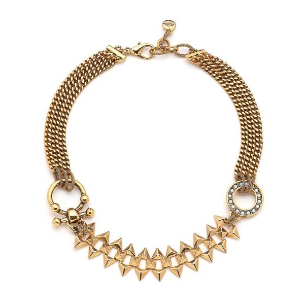 Luxe Gold Plated Chain Necklace - 1