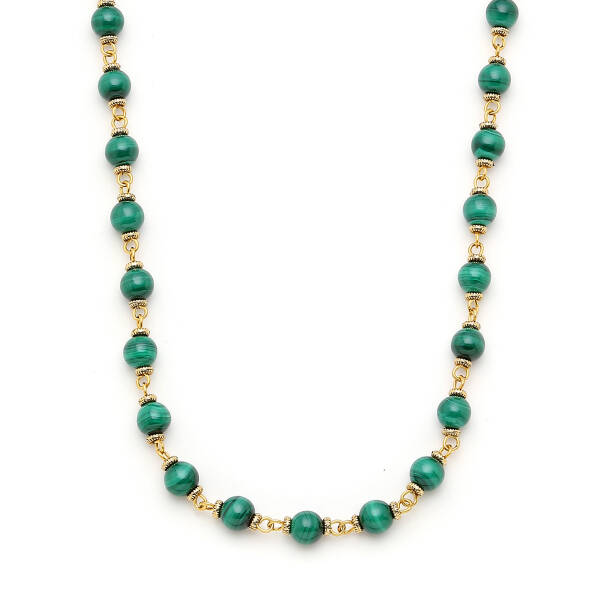 Mala Malachite Natural Stone Necklace - 3