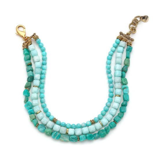 Marea Amazonite Doğaltaş Kolye - 