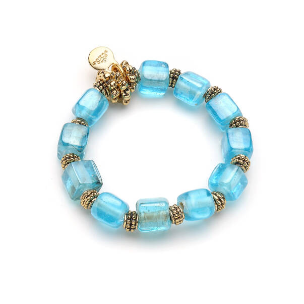 Marena Glass Bead Bracelet - 1